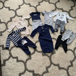 Lot of newborn clothes
